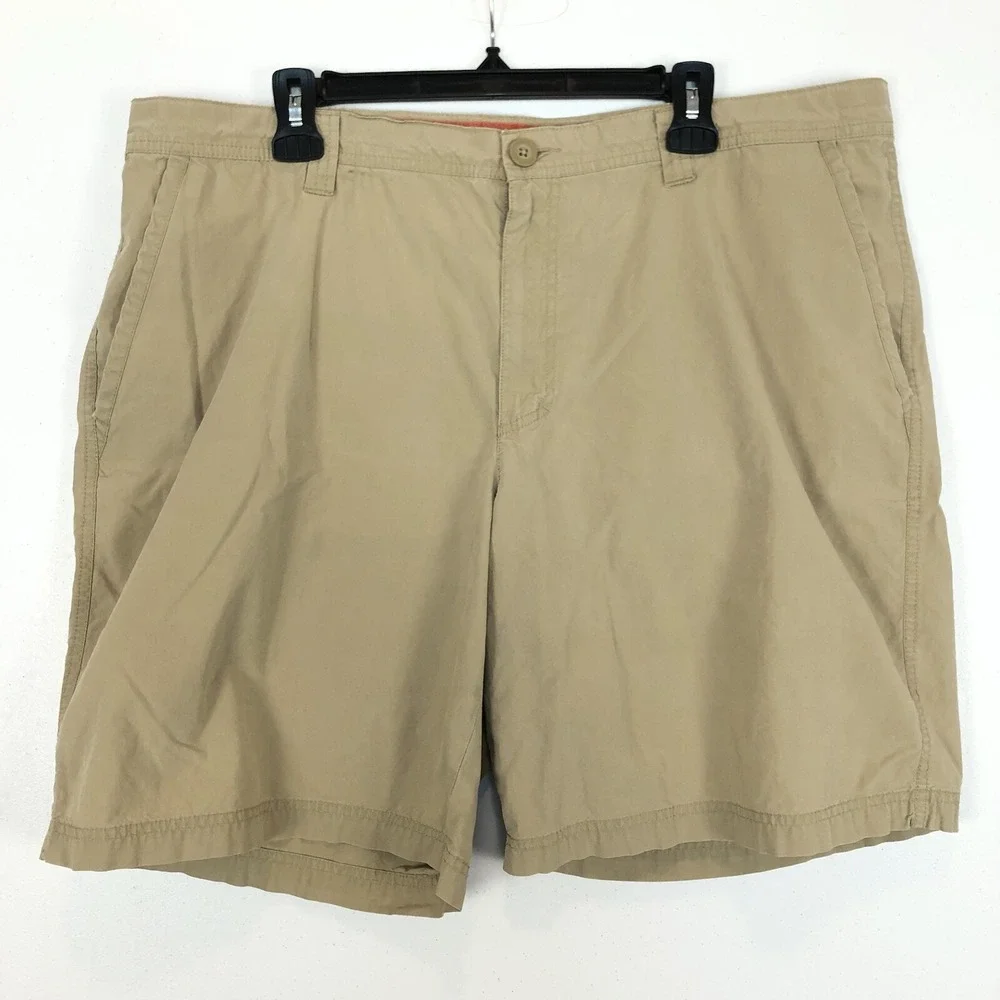 Columbia Khaki Shorts Men's Size 40W Golf Casual Mid Rise